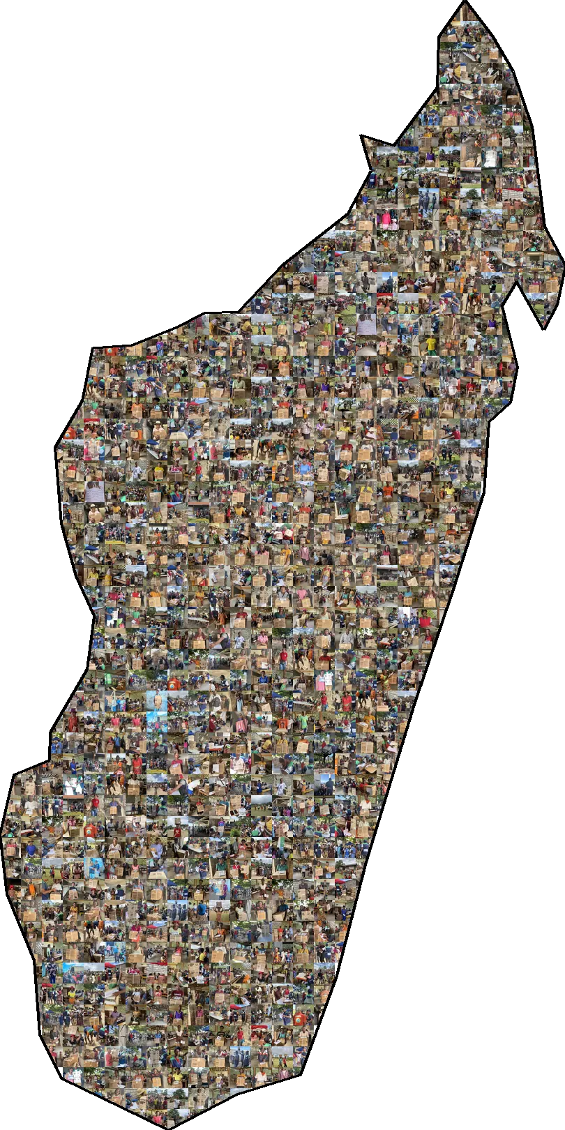 Interactive mosaic of the Madagascar improved cooking programme